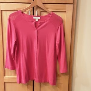 Like New Pink Coldwater Creek Cardigan 💕